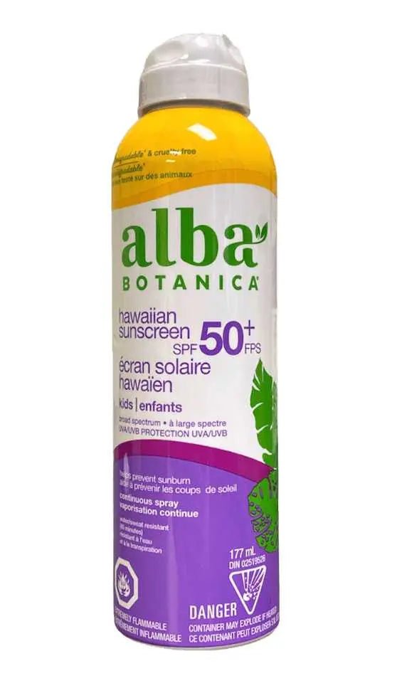 Alba Botanica Kids Hawaiian Spray Sunscreen SPF50+ 177mL - Nutrition Plus