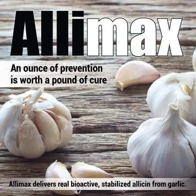 Allimax 180 mg Allisure Powder Veg Capsules - Nutrition Plus