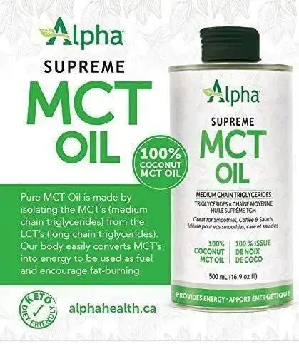 Alpha Health Supreme MCT Oil - Nutrition Plus