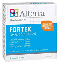 Thumbnail for Altera Fortex Energy Tonic 15 Ampoules of 10 mL - Nutrition Plus