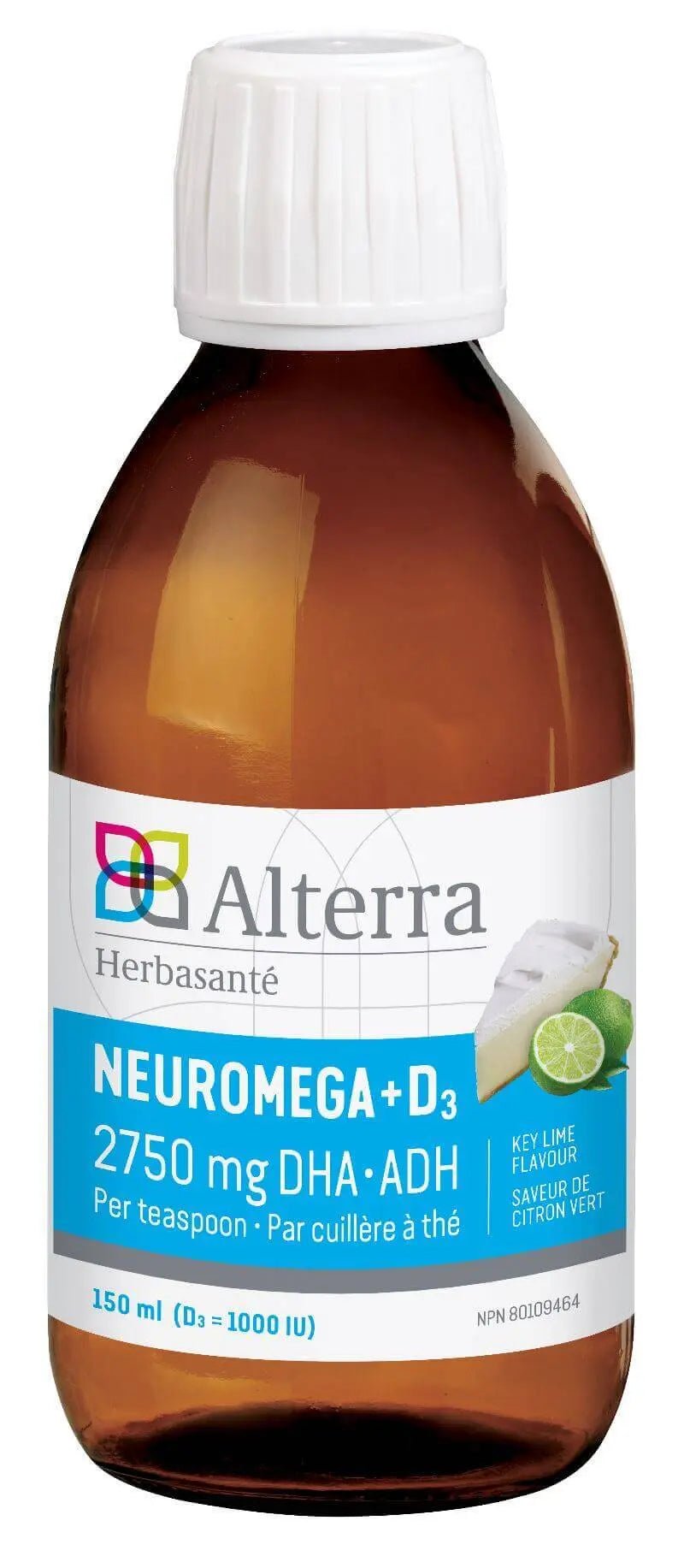 Alterra Neuromega + D3 - Key Lime 150 mL - Nutrition Plus