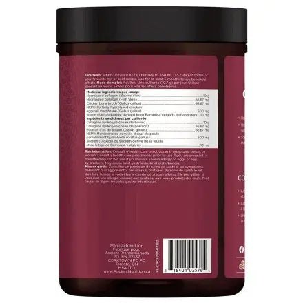 Ancient Nutrition Multi Collagen Protein Powder 480 Grams, Unflavoured - Nutrition Plus