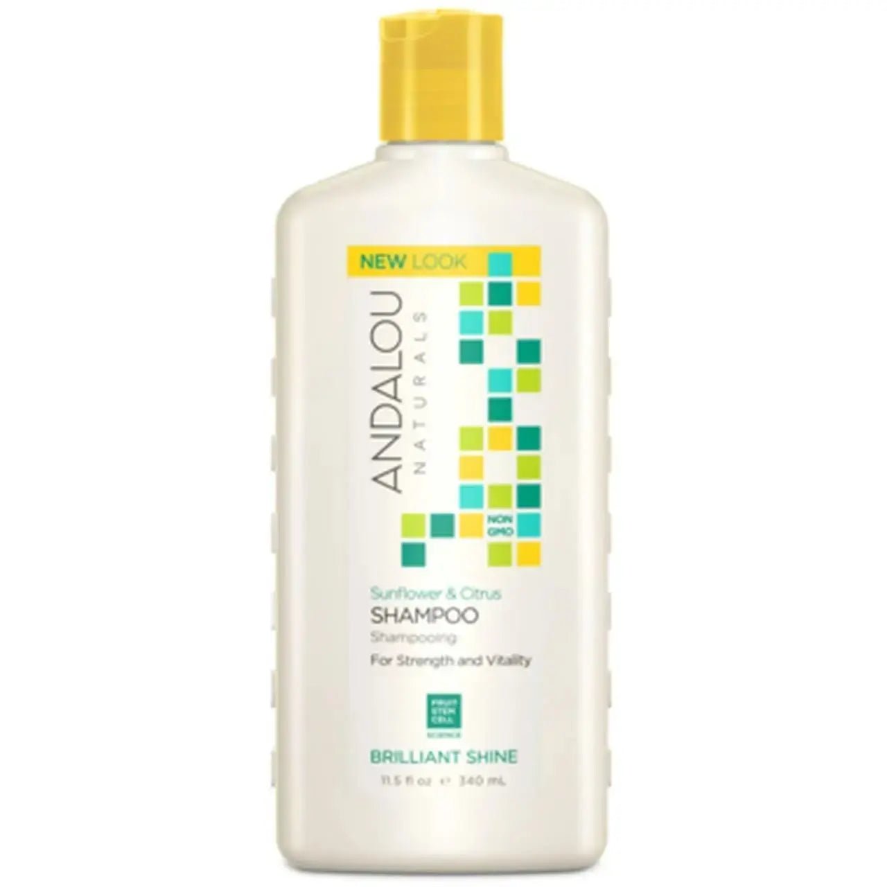 Andalou Naturals Brilliant Shine Shampoo Sunflower & Citrus 340 ml - Nutrition Plus