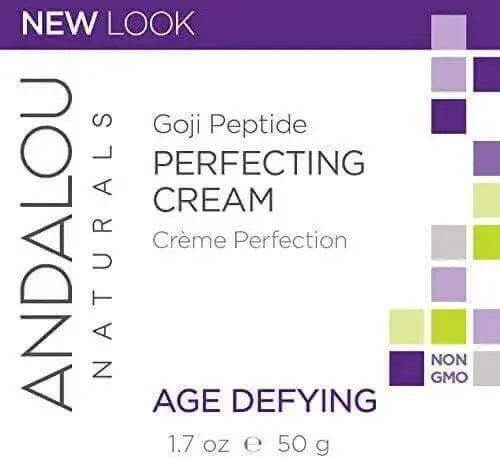 Andalou Perfecting Cream, Goji Peptide, Age Defying, 50 ml - Nutrition Plus