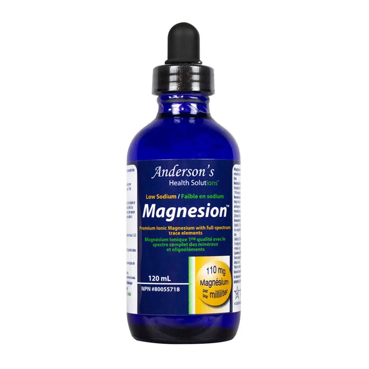 Anderson's Health Solutions Magnesion Ionic Magnesium 120mL - Nutrition Plus