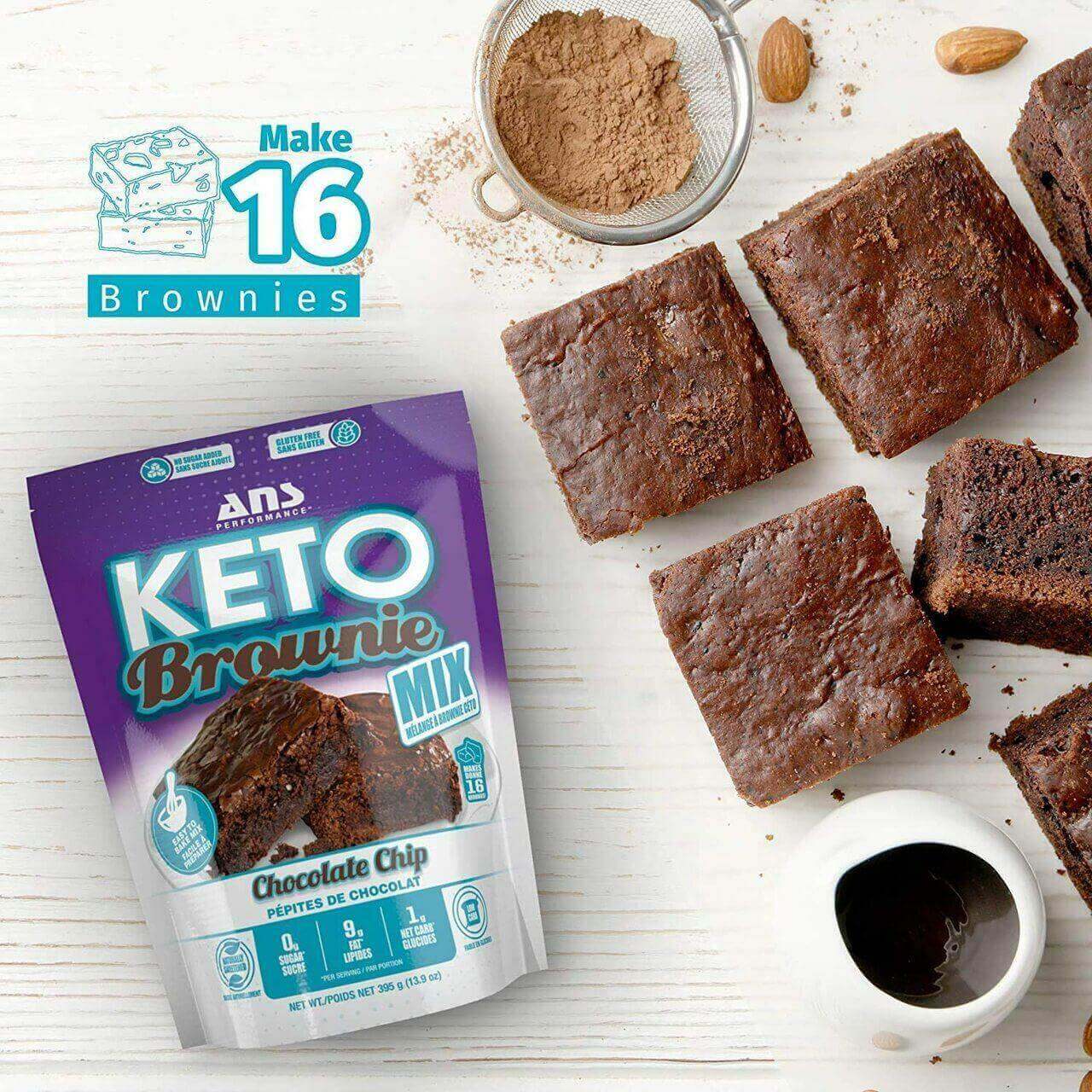 ANS Performance Keto Brownie Mix 395 Grams - Nutrition Plus