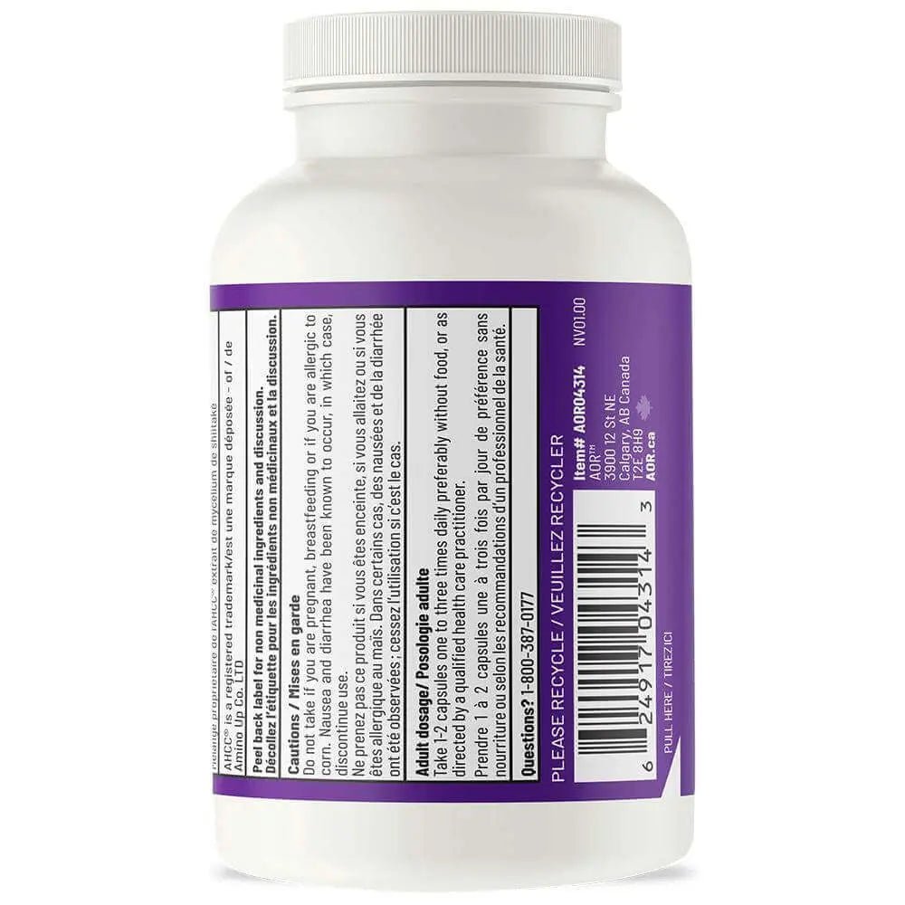 AOR AHCC 500 mg 60 Vegi Capsules - Nutrition Plus