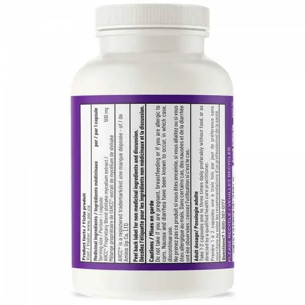 AOR AHCC 500 mg 60 Vegi Capsules - Nutrition Plus