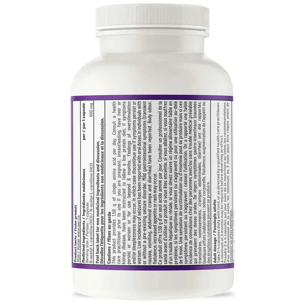 aor alcar n acetyl l carnitine 500mg Acetyl-L-Carnitine (500 mg) Source Naturals Acetyl L-Carnitine Tablets