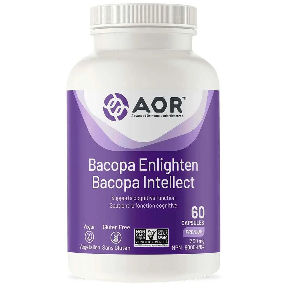 AOR Bacopa Enlighten 60 Veg Capsules - Nutrition Plus
