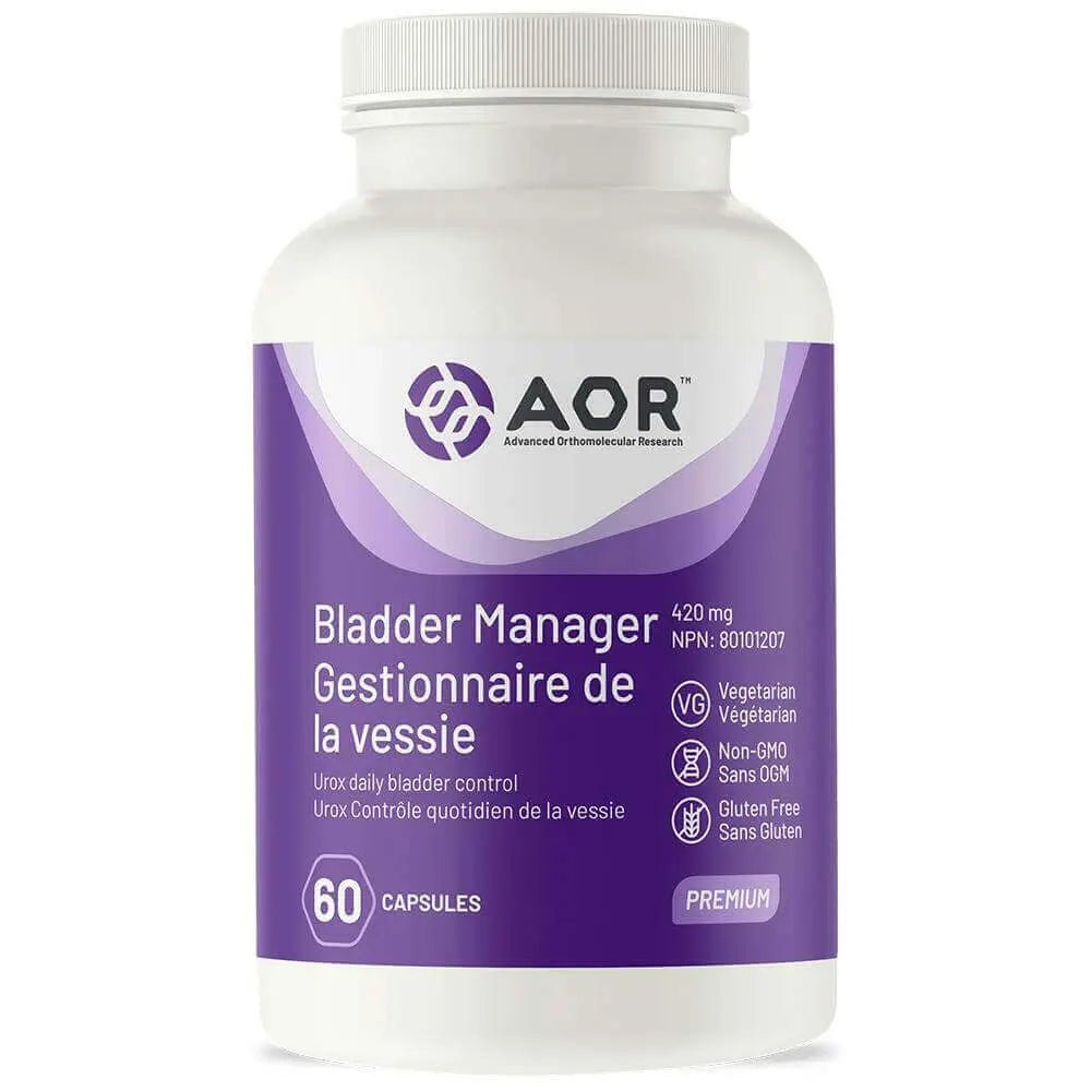 AOR Bladder Manager 60 Veg Capsules - Nutrition Plus