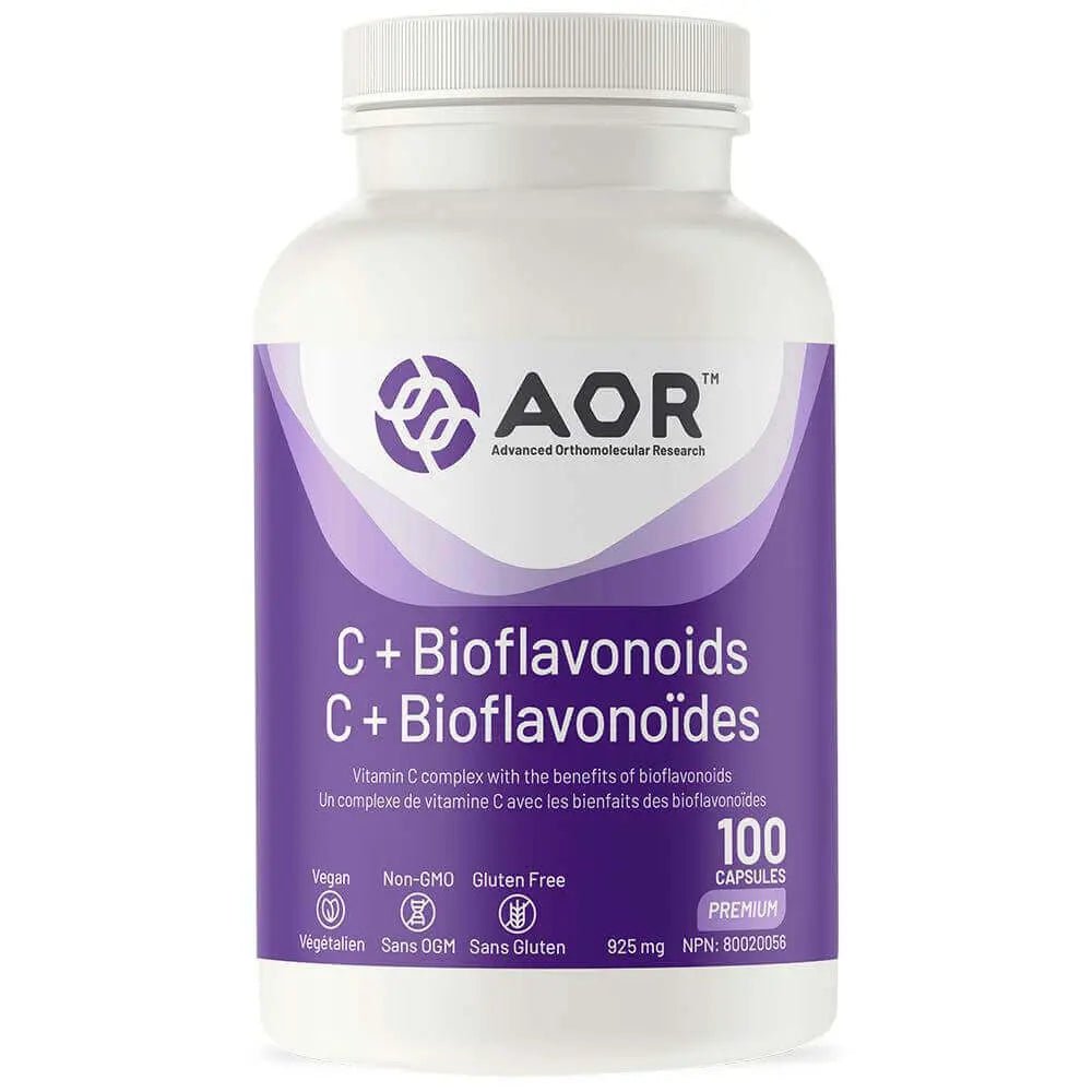 AOR C + Bioflavonoids 100 Veg Capsules - Nutrition Plus