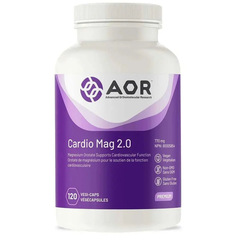 AOR Cardio MAG 2.0 120 Vegi Capsules - Nutrition Plus