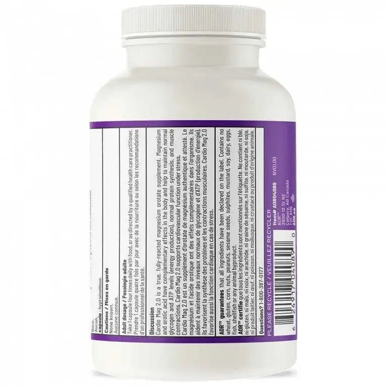 AOR Cardio MAG 2.0 120 Vegi Capsules - Nutrition Plus