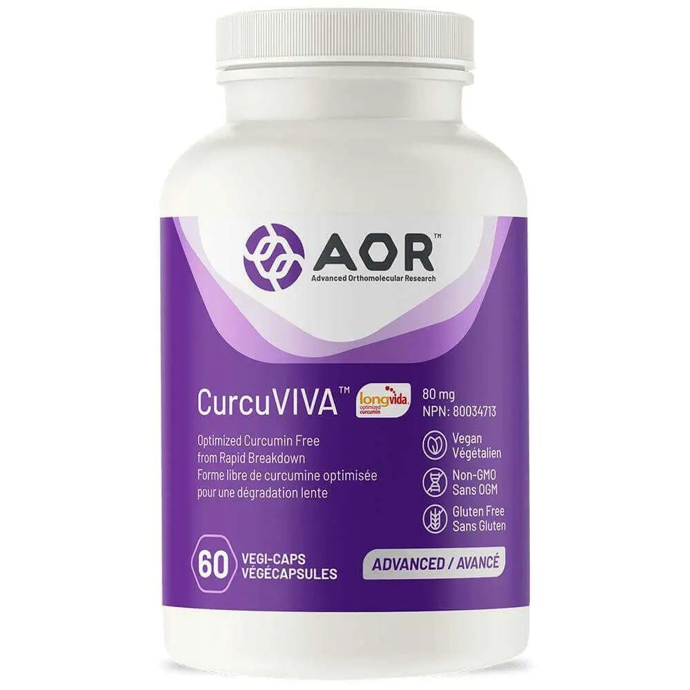 AOR CurcuVIVA 60 Veg Capsules - Nutrition Plus