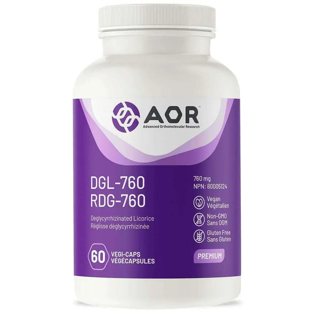 AOR DGL-760 60 Vegi Capsules - Nutrition Plus