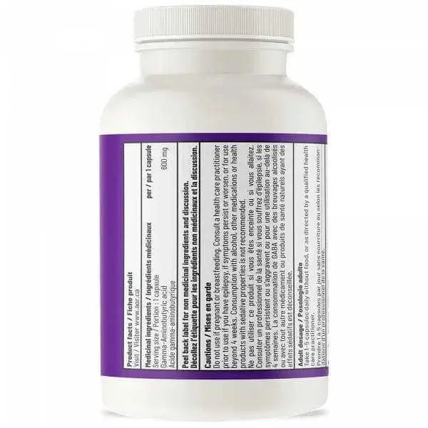 AOR GABA 600 mg 60 Vegi Capsules - Nutrition Plus