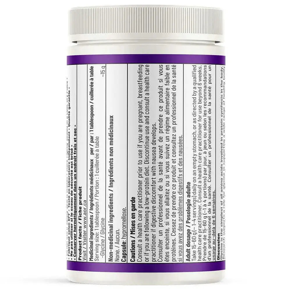AOR Glycine 500 Grams Powder - Nutrition Plus