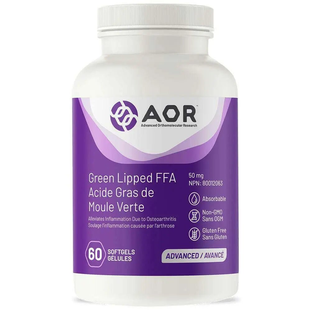 AOR Green Lipped FFA 60 Softgels - Nutrition Plus