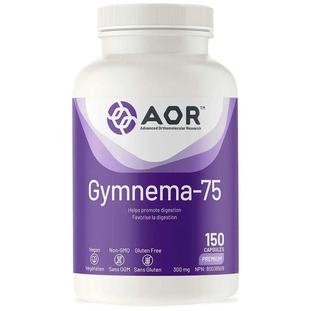 AOR Gymnema-75 150 Veg Capsules - Nutrition Plus