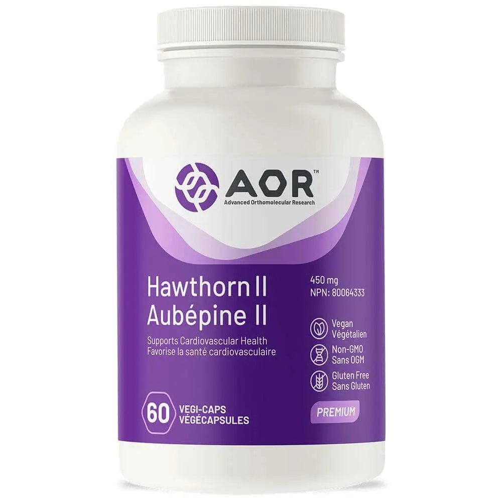 AOR Hawthorn II 60 Veg Capsules - Nutrition Plus
