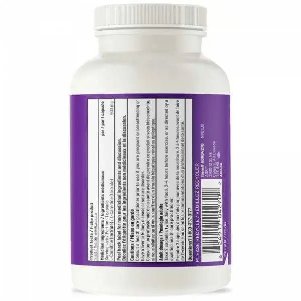 AOR L-Carnitine 500 mg 120 Vegi Capsules - Nutrition Plus