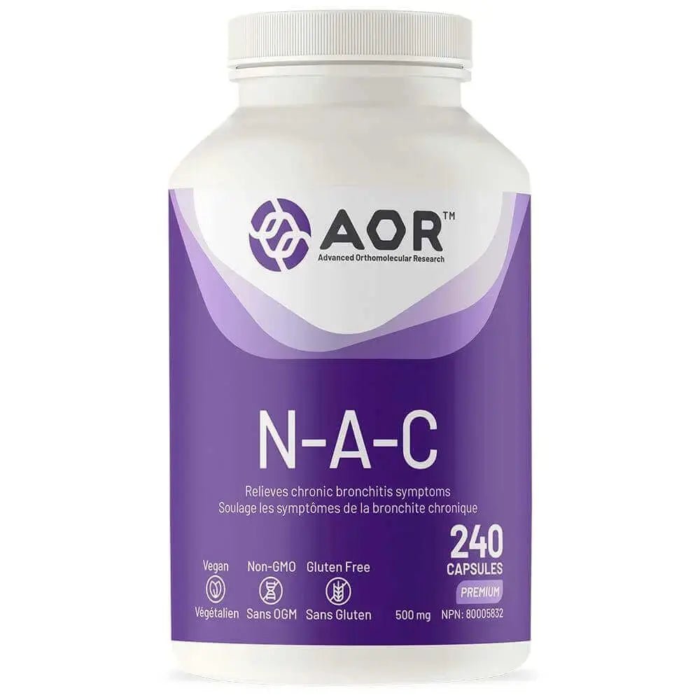 AOR N-A-C 500 mg Veg Capsules - Nutrition Plus