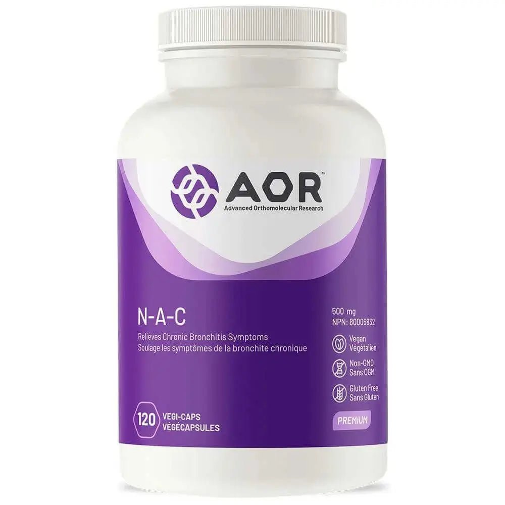 AOR N-A-C 500 mg Veg Capsules - Nutrition Plus