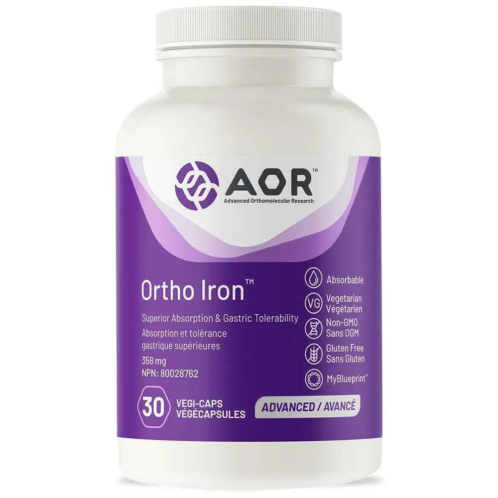 AOR Ortho Iron 60 Vegi Capsules - Nutrition Plus