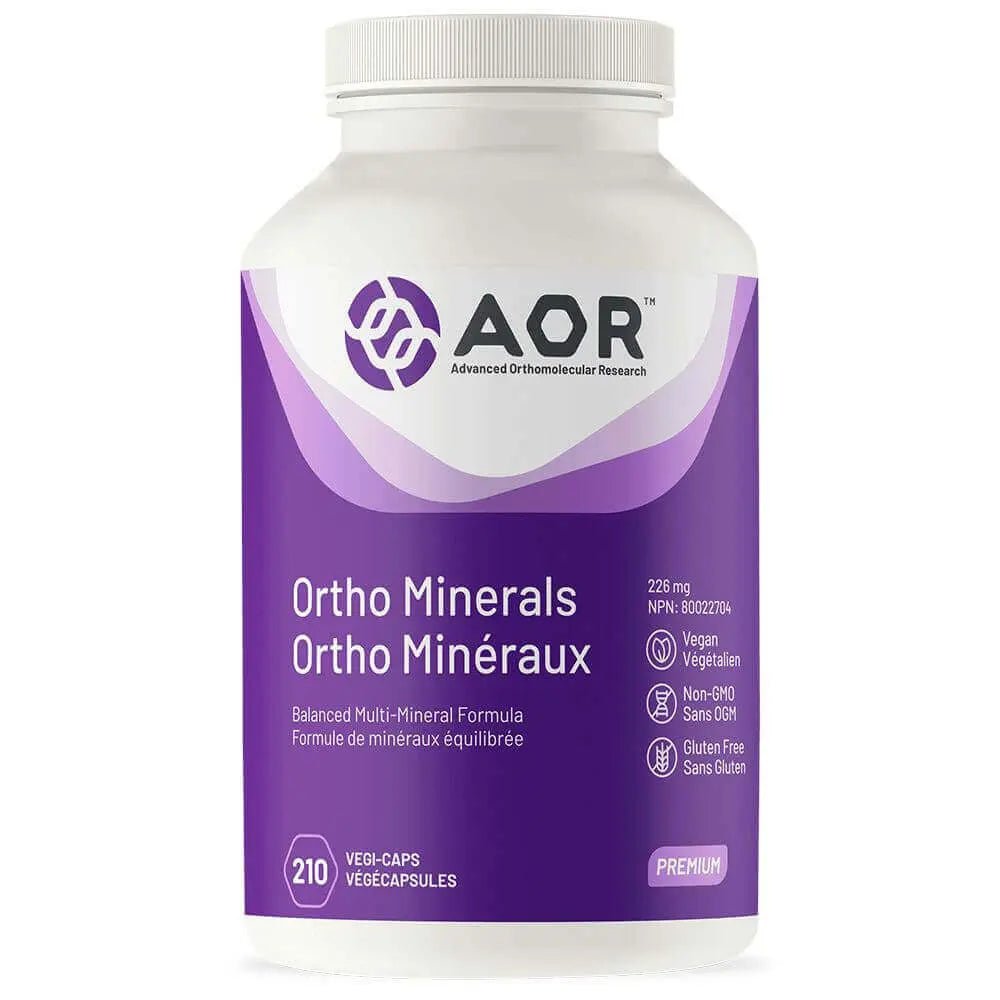 AOR Ortho Minerals 210 Vegi Capsules - Nutrition Plus