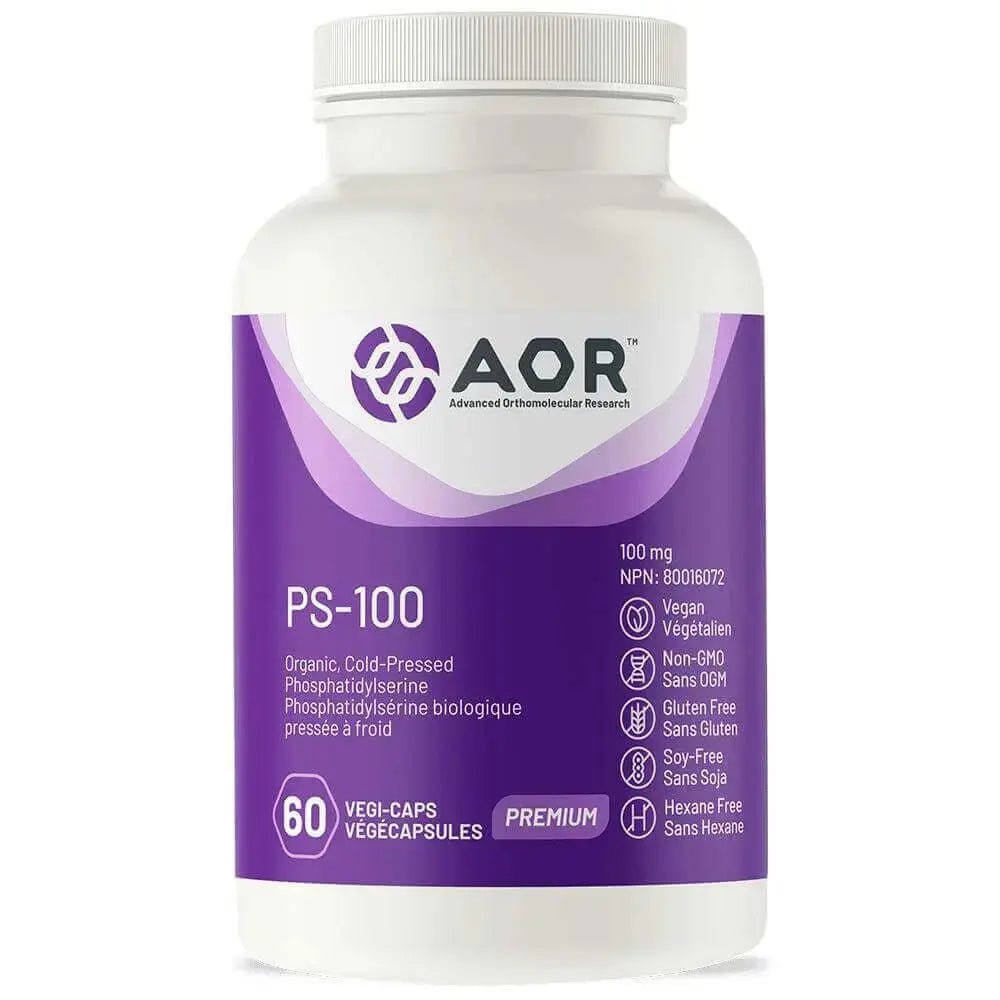 AOR PS 100mg 60 Vegi Capsules - Nutrition Plus