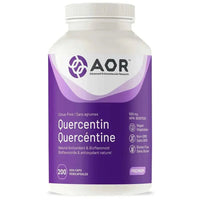 Thumbnail for AOR Quercetin 500 mg 200 Vegi Capsules - Nutrition Plus