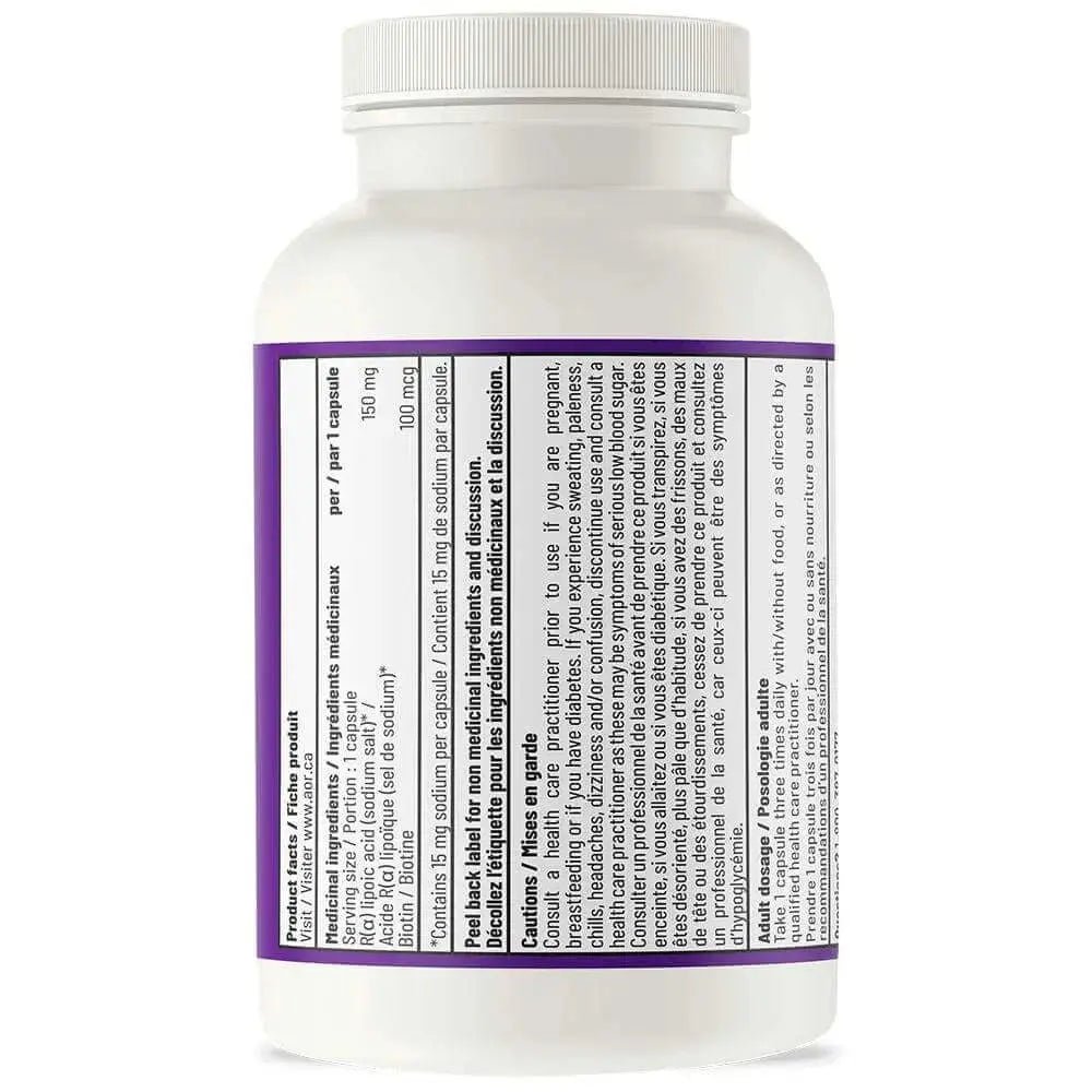 AOR R-Lipoic Acid 150 mg 90 Vegi Capsules - Nutrition Plus