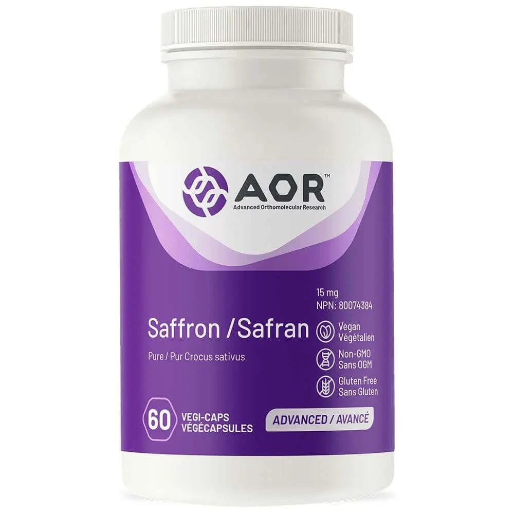 AOR Saffron 60 Veg Capsules - Nutrition Plus