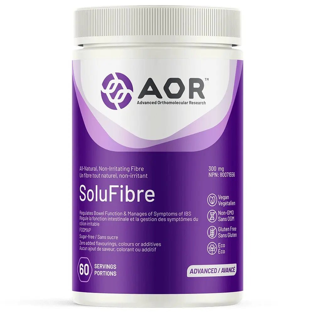 AOR SoluFibre 300 Grams 60 Servings - Nutrition Plus