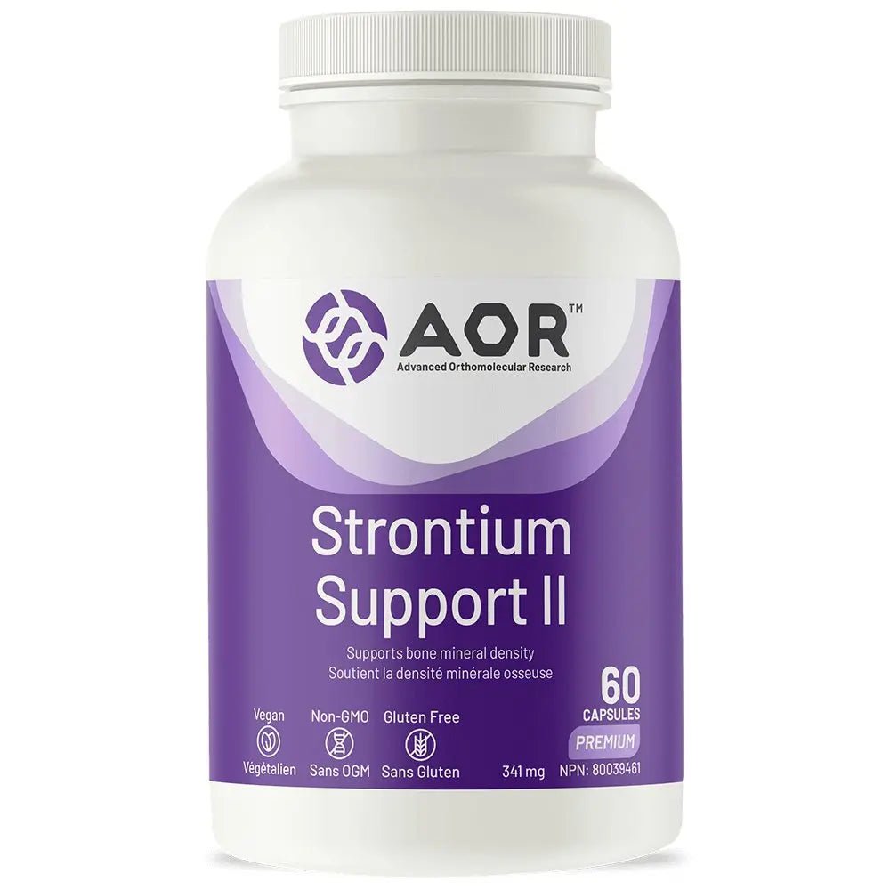 AOR Strontium Support II 60 Veg Capsules - Nutrition Plus