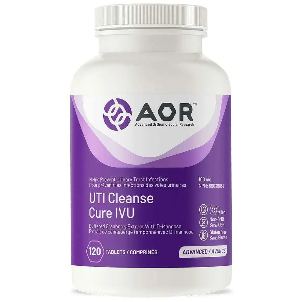 AOR UTI Cleanse 120 Tablets - Nutrition Plus