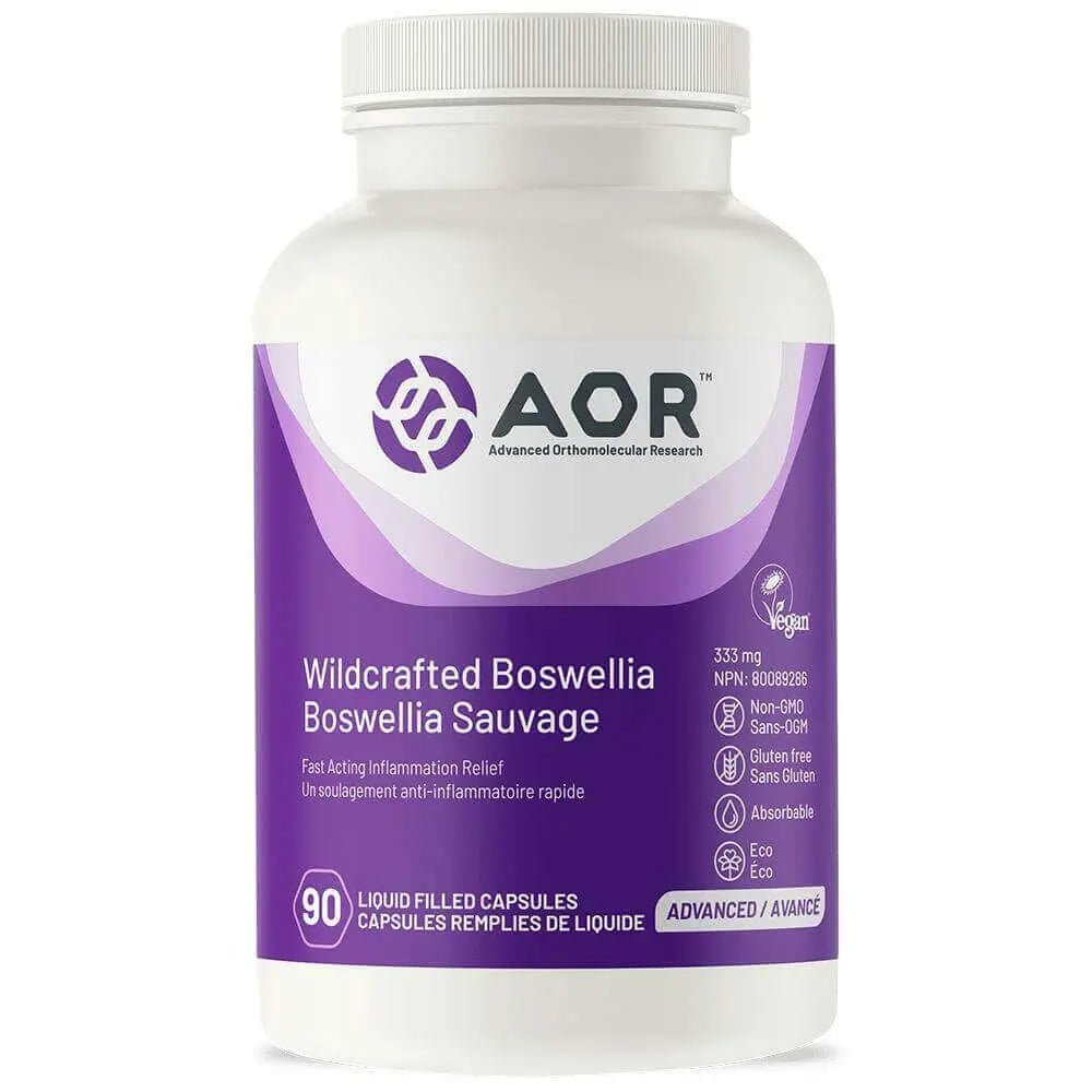 AOR Wildcrafted Boswellia 90 Capsules - Nutrition Plus