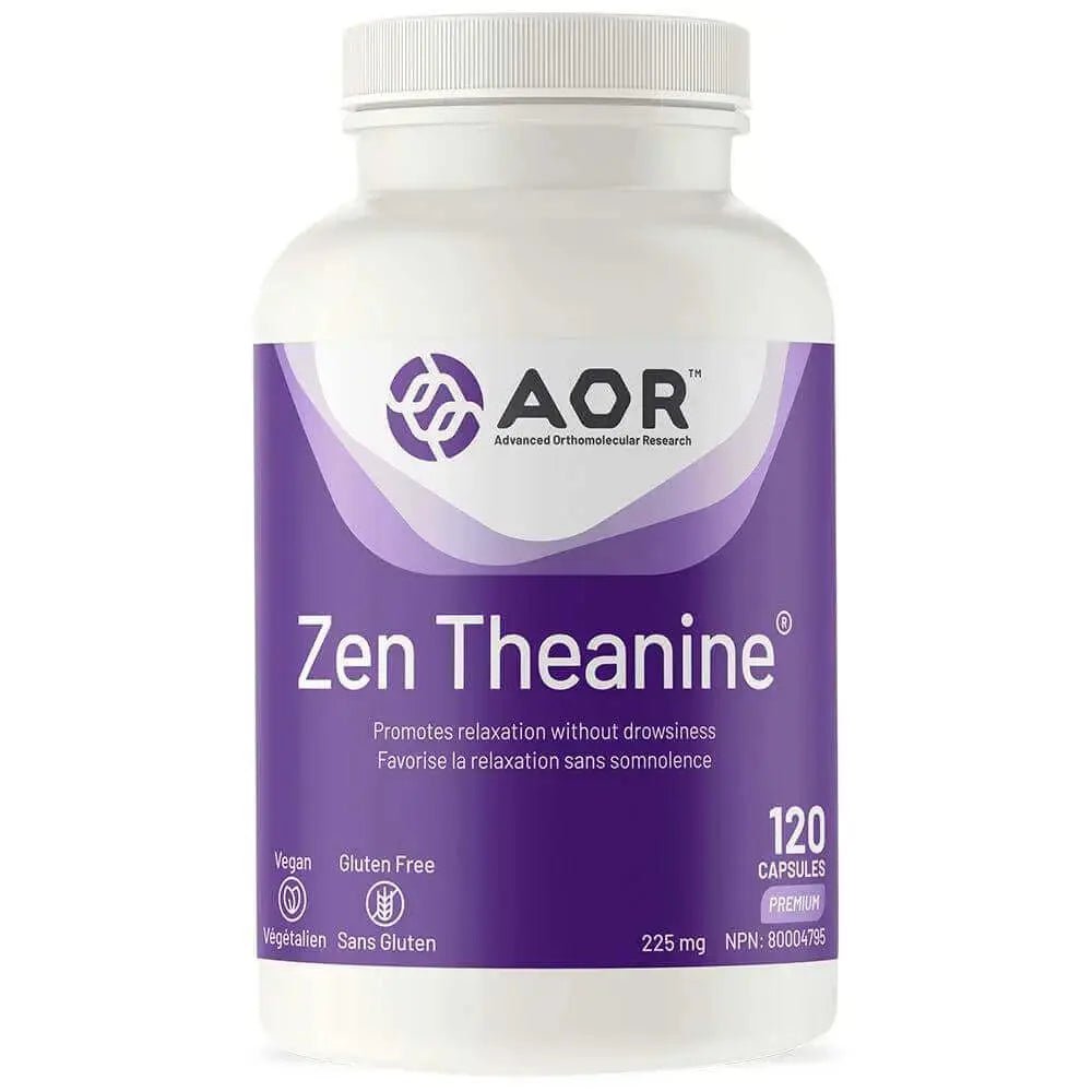 AOR Zen Theanine 225 mg Veg Capsules - Nutrition Plus
