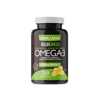 Thumbnail for AquaOmega Plant-Based Ultimate Strength DHA Omega-3 2480mg 120 Softgels - Nutrition Plus