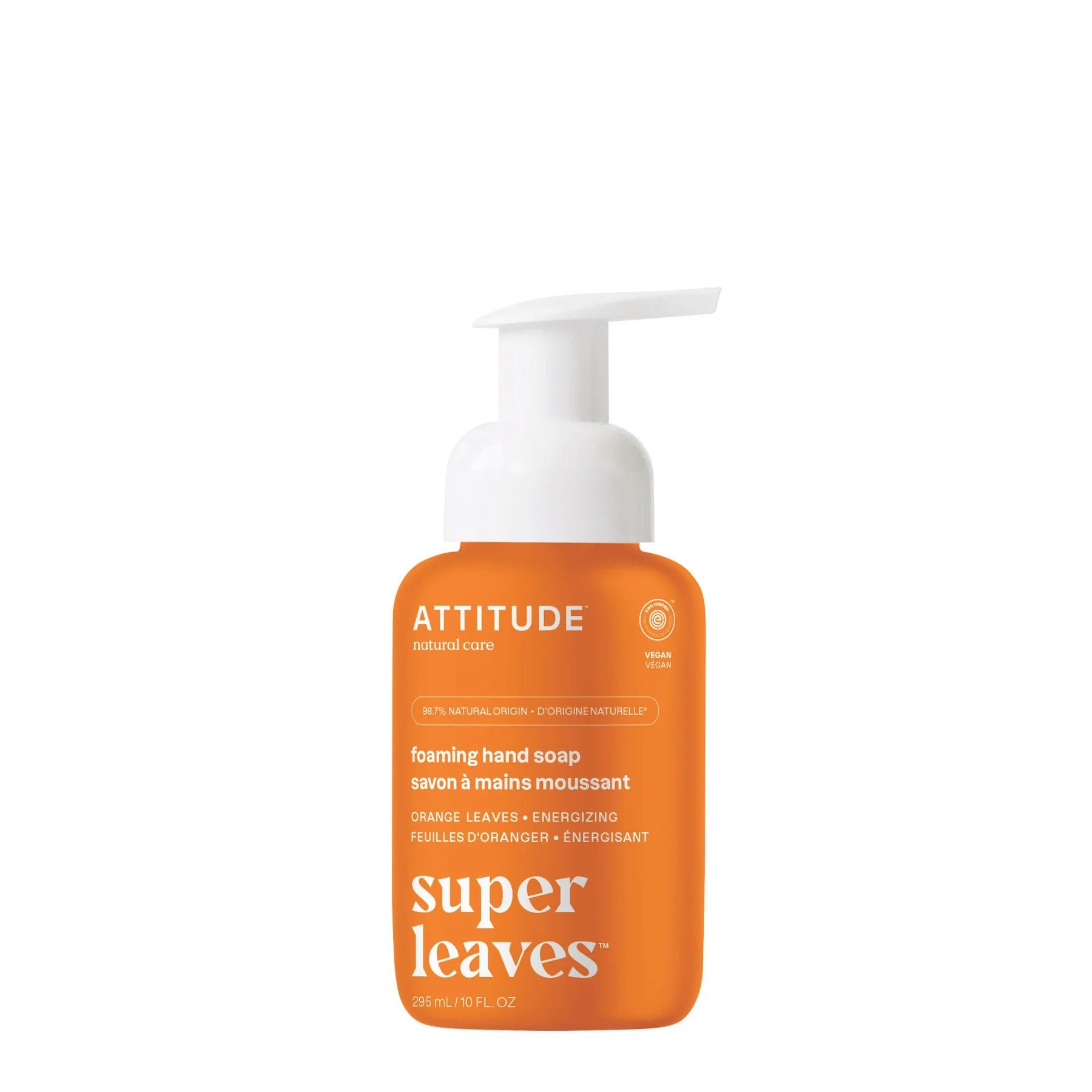 Attitude Super Leaves, Foaming Hand Soap, Orange Leaves, 295mL - Nutrition Plus