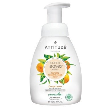 Attitude Super Leaves, Foaming Hand Soap, Orange Leaves, 295mL - Nutrition Plus