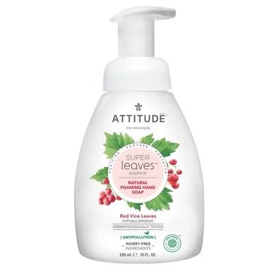 Attitude Super Leaves Foaming Hand Soap Red Vine Leaves 295mL - Nutrition Plus