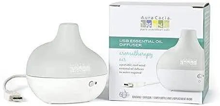 Aura Cacia USB Essential Oil Diffuser Aromatherapy Air - Nutrition Plus