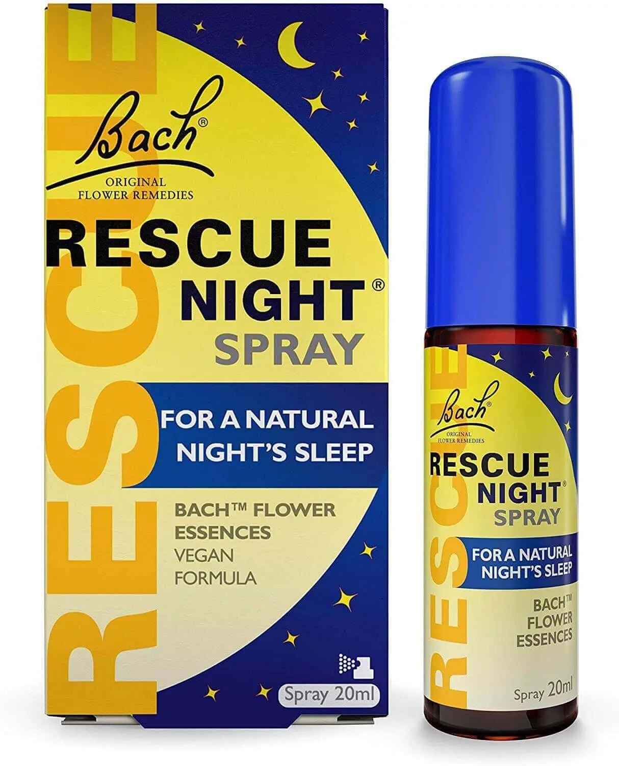 Bach Rescue Night Spray 20mL - Nutrition Plus