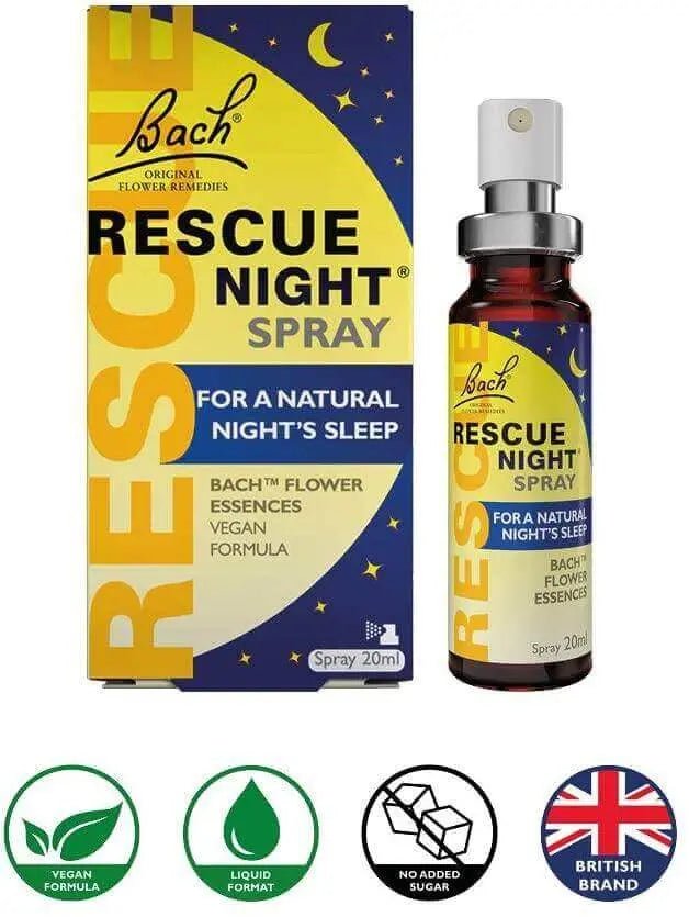 Bach Rescue Night Spray 20mL - Nutrition Plus