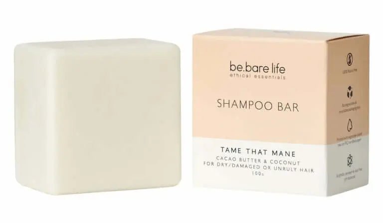 Be Bare Life Tame That Mane Shampoo Bar 100g - Nutrition Plus