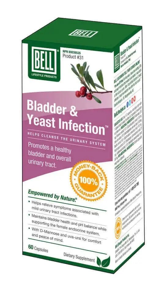 Bell Bladder & Yeast Infection 60 Capsules - Nutrition Plus