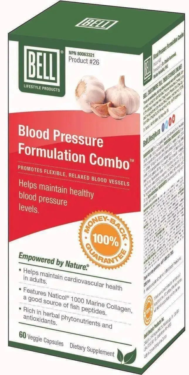 Bell Blood Pressure Formulation Combo 60 Capsules - Nutrition Plus