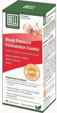 Thumbnail for Bell Blood Pressure Formulation Combo 60 Capsules - Nutrition Plus